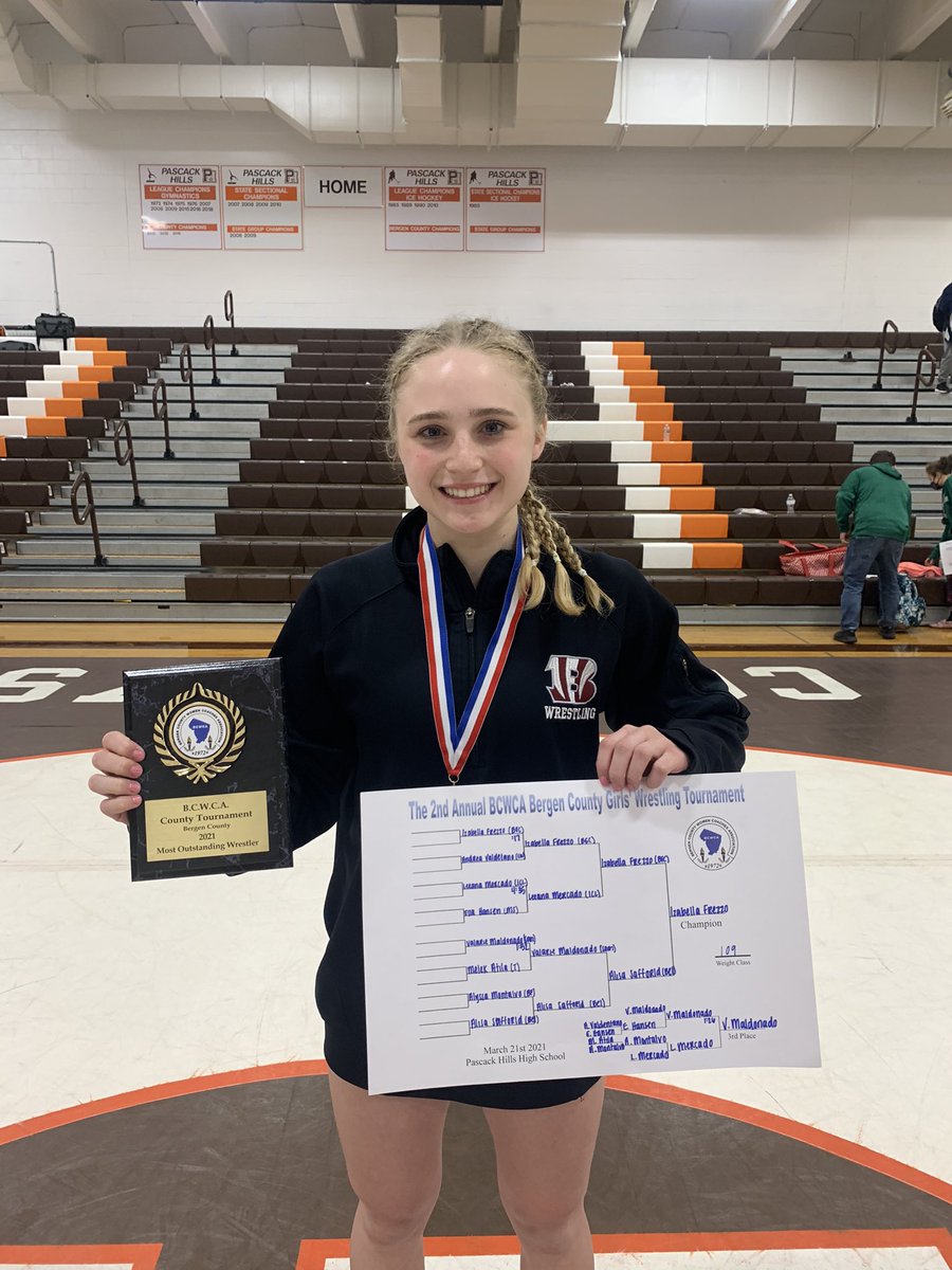 BCWCA Girls’ Wrestling Invitational Champion - MOW Izabella Frezzo!