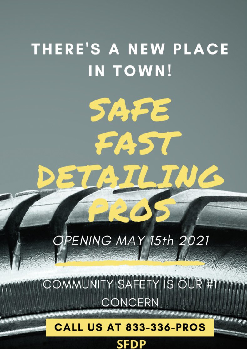 SFDPSERVICES's tweet image. There’s a new place in town &amp;amp; we are ready to serve you! (Well almost 🤞🏽)
#SFDP
#SafeFastDetailingPros