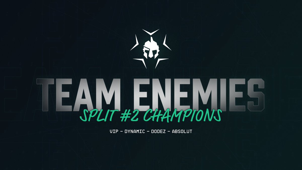 EGL's tweet image. YOUR SA @EGL OPEN SERIES #2 FINALS WINNER💥💥💥

👑- @TeamEnemies

Congratulations to:

@Dynamic1999
@denisnavaas
@vipgow
@AbsolutT

VAMOS SA GEARS!!! 💪

@GearsEsports #EGLOpenSeries