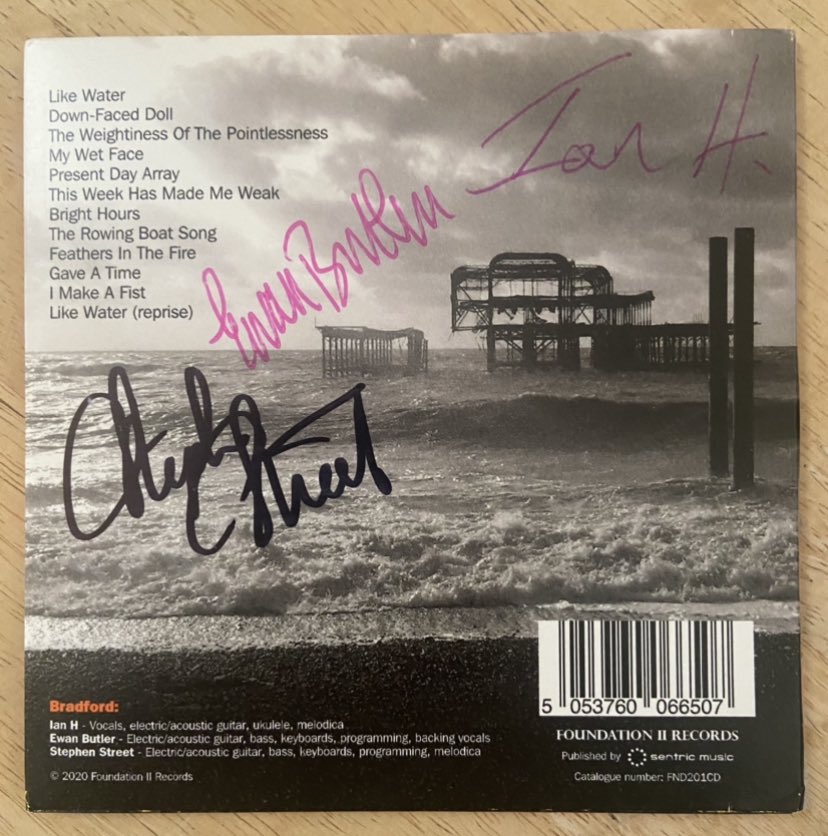 JohnOhman5's tweet photo. It’s time for some @Bradford_Band music! @IanH94621212 @ewitube & @StreetStephen , thanks again the autographed copy of #BrightHours. It is brilliant! https://t.co/T4IVjudYpB