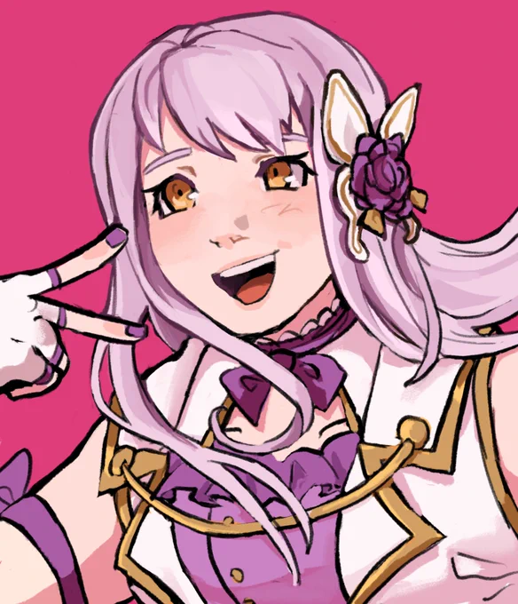 reverse au yukina, lead singer of the agency run idol group rosilee★ #bandori 