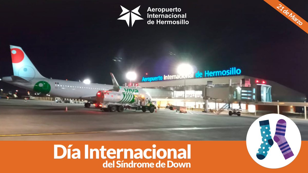 AeropuertoHMO's tweet photo. Es increíble como el exceso de un cromosoma puede eliminar toda la maldad de un ser humano"💛 🧡 Con respeto y creatividad, en el #AeropuertoDeHermosillo nos sumamos a la concientización del #SindromeDeDown #InclusionGAP 

Mira toda la experiencia aquí: https://t.co/DgtHHUB03j https://t.co/2yK0VZiNHa