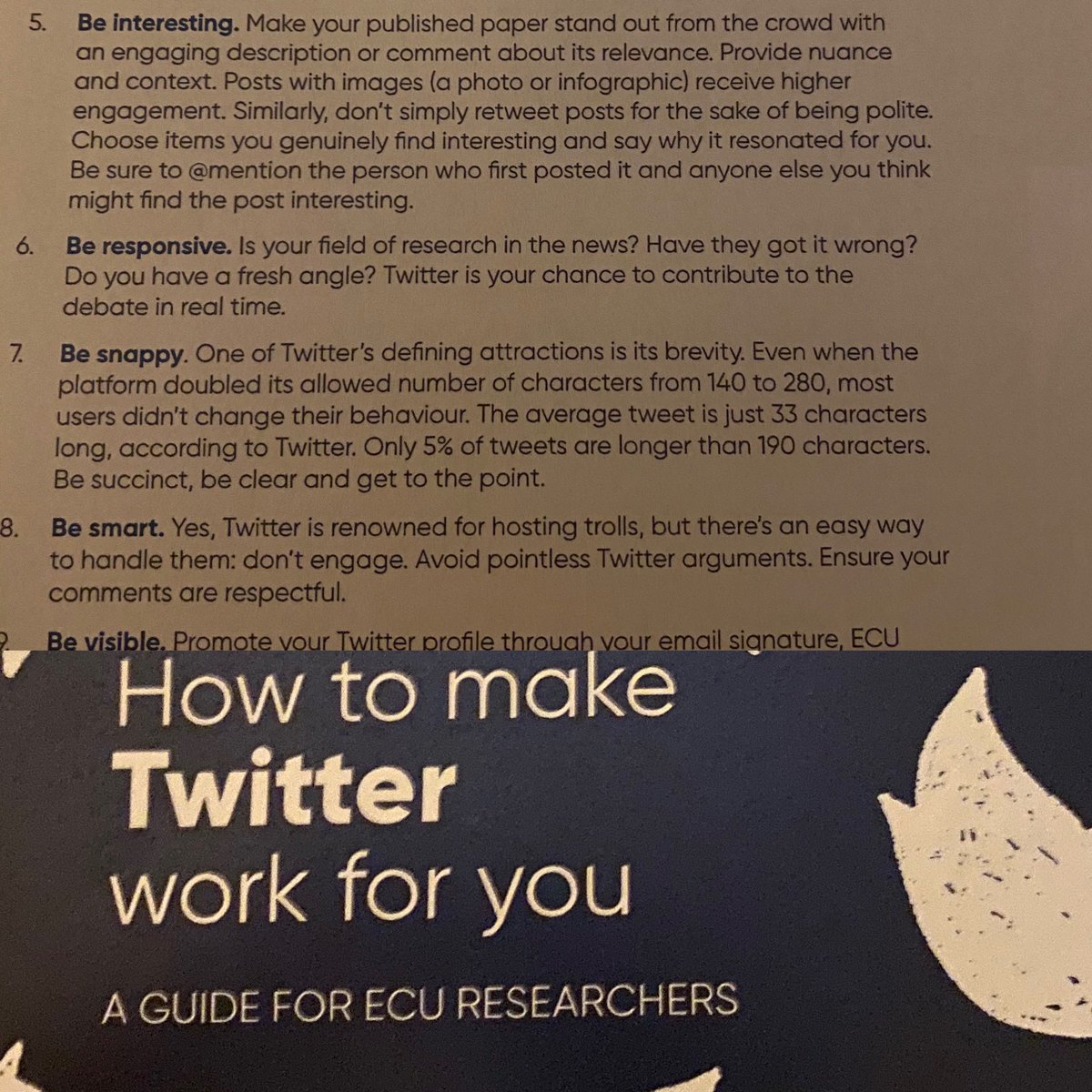 Luckily there is a guide for this! Will be going through this over the weekend to lift my Twitter game :) #twitter #phdlife #financialliteracy #socialmedia <a href="/EdithCowanUni/">Edith Cowan University (ECU)</a>