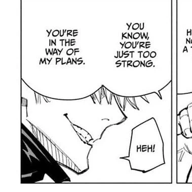 so that's why gojo was smiling before mentioning yuta back then - getwo had his plans involving gojo but gojo had his own plans with yuta 