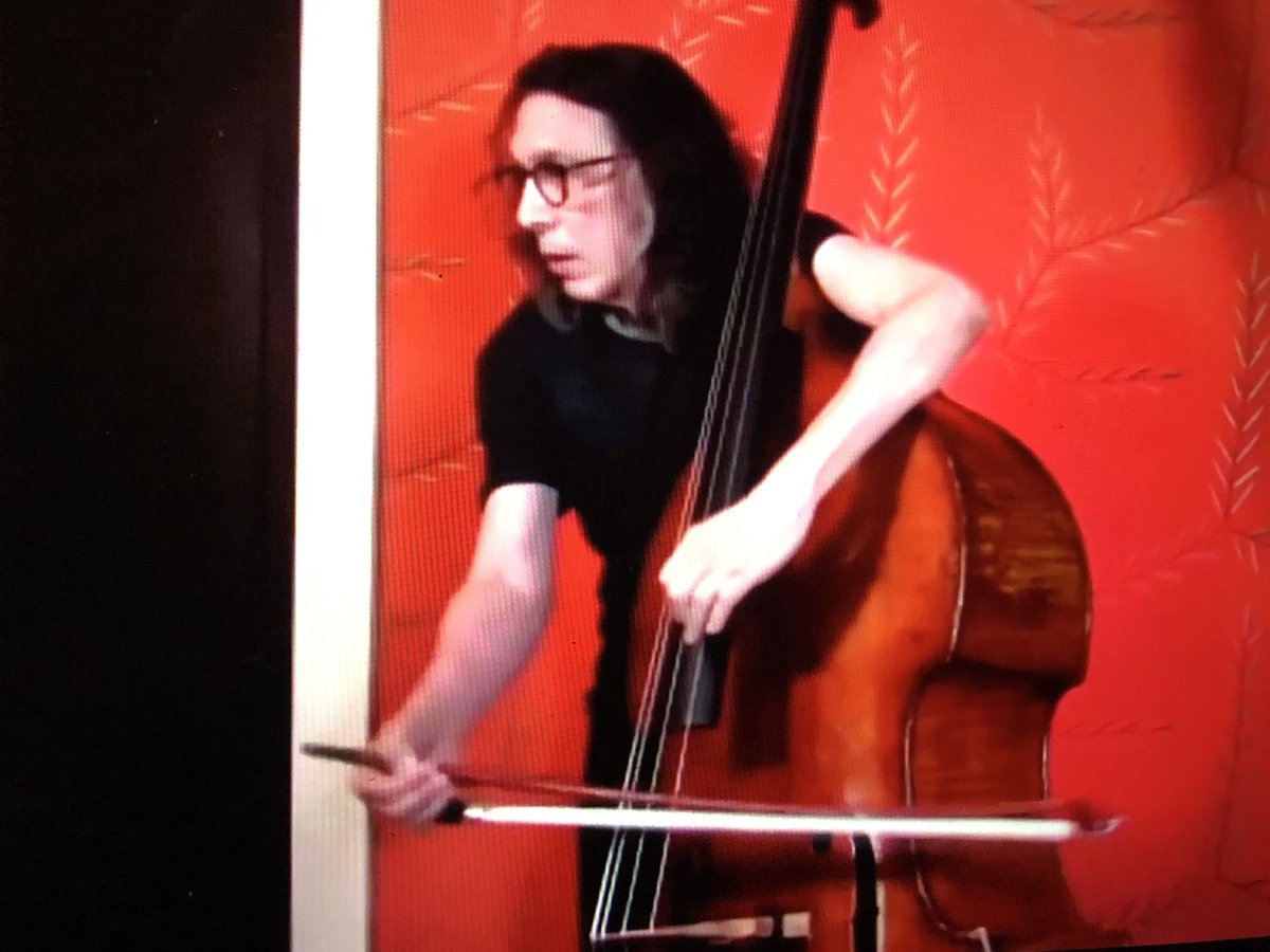 AnEarful's tweet image. First heard on the inaugural pandemic BOAC Marathon last May, @clusterhocket’s Birds and Ambulances is now a signature #lockdown composition, especially when played by Robert Black! But others should take it up for its use of the bass’s full range of expression.