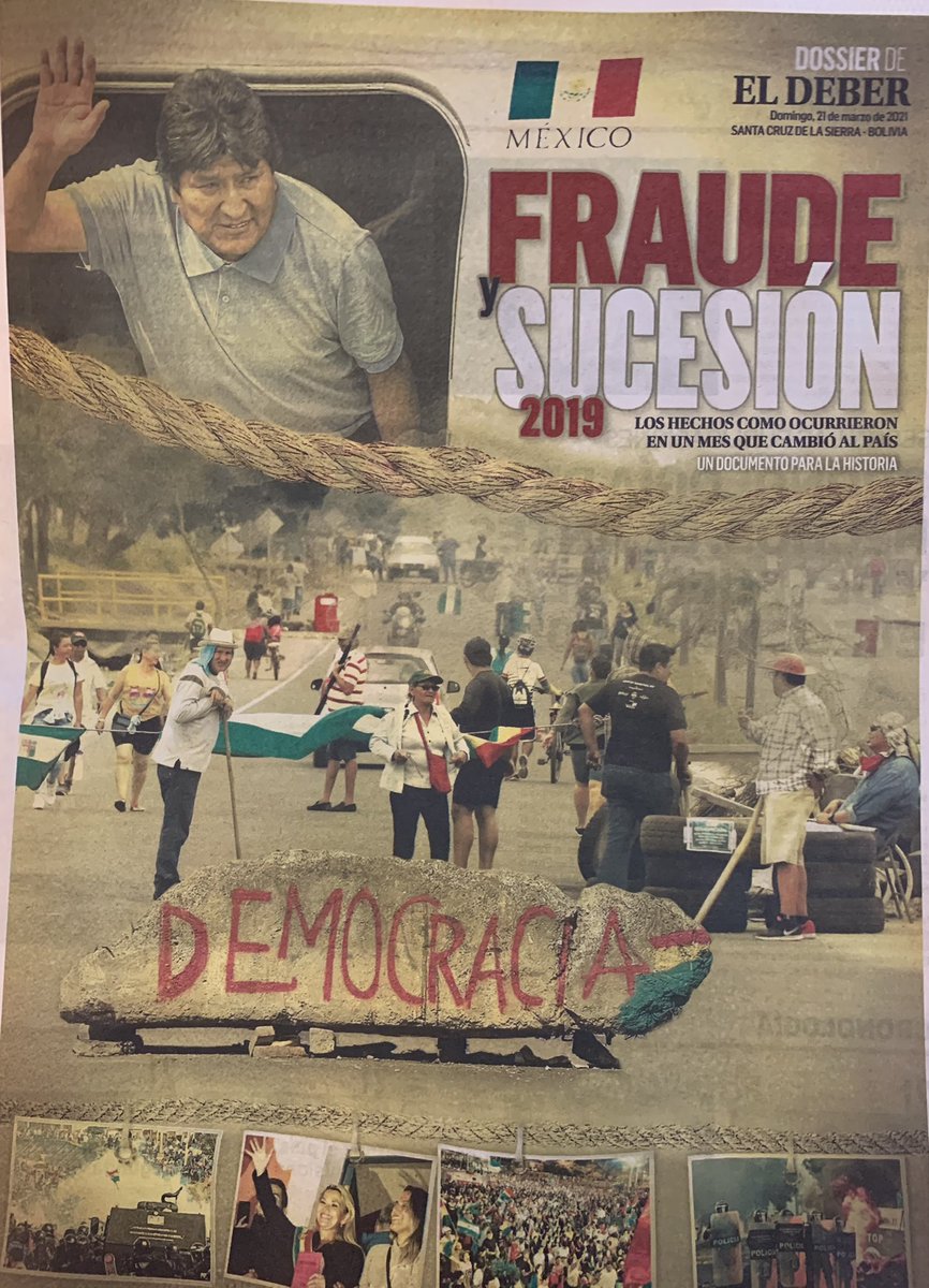 Aplausos para El Deber. Sin falsas imparcialidades, sin hipocresías. A los hechos.