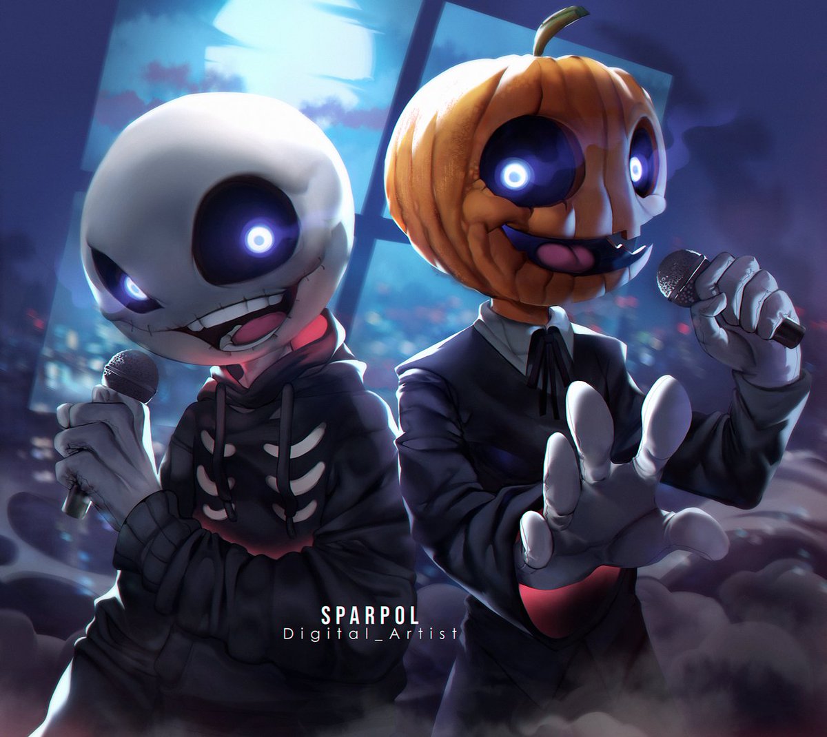 Sparpol Ei Ei A I O A I A A A A A Ei E U I E My Fanart Of Pump And Skid From Srpelo Fridaynightfunkin Fnf Spookymonth Fridaynightfunkinfanart T Co 0hxzwnbbh7