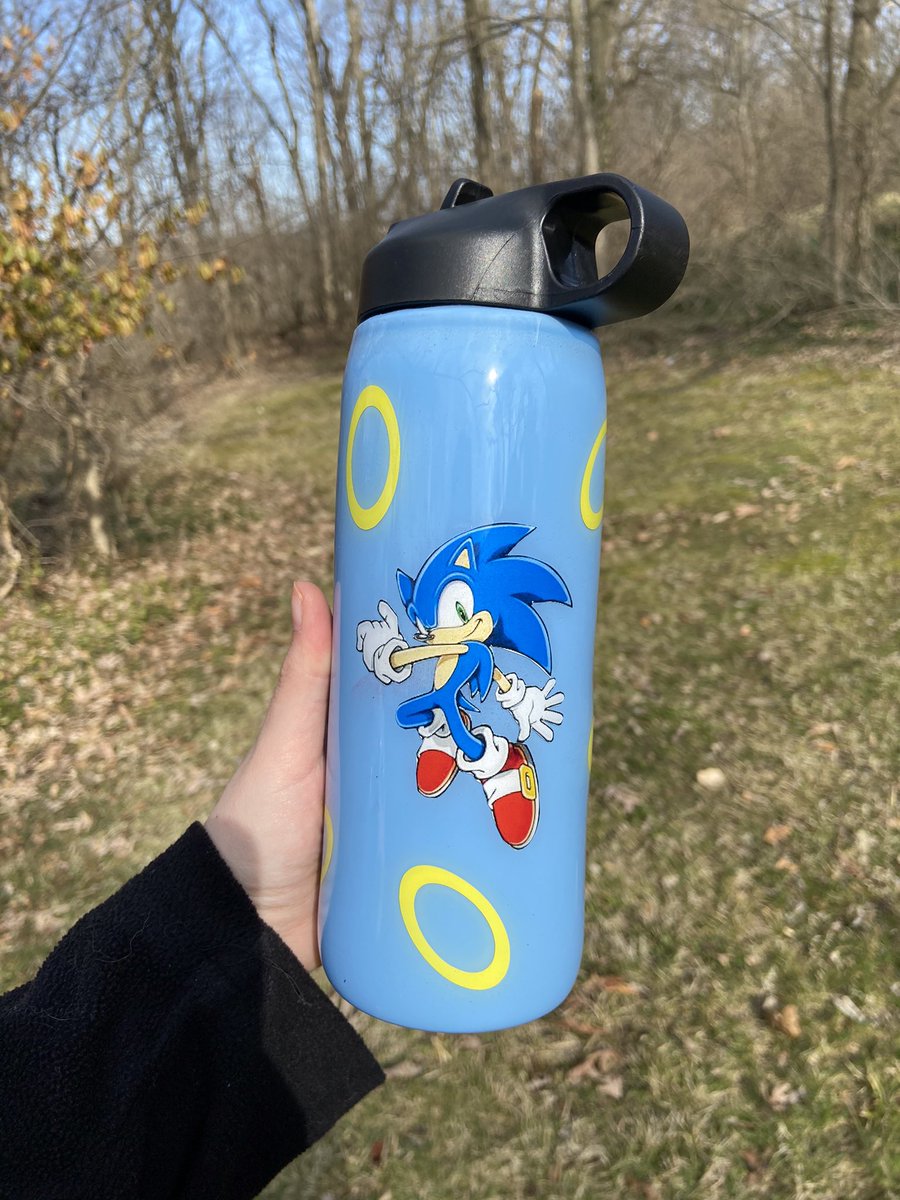 JessipsDesigns's tweet image. 18 oz Hydro Sport Sonic the Hedgehog