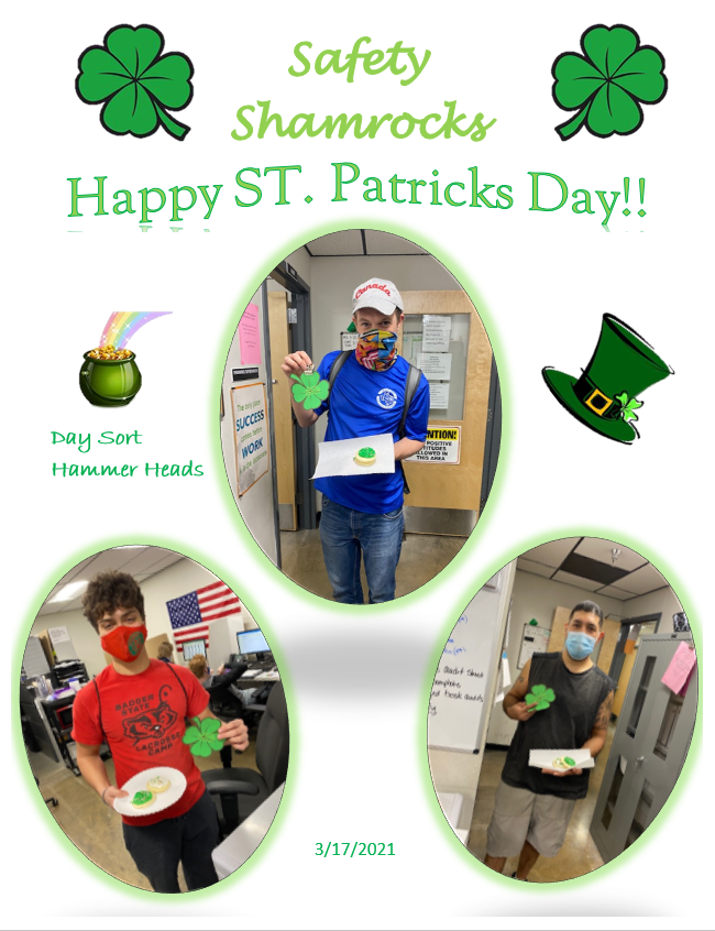 HasletDay's tweet photo. Congratulations to our Day Sort Hammerhead Shamrock Finders!!! https://t.co/T5KYIKDgl2