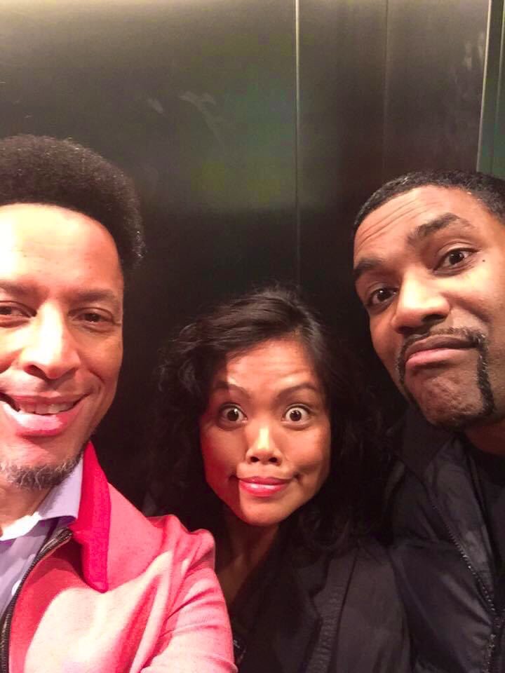 On this day.... 21 March 2015...

Hip hop category judges <a href="/CBajado/">Clara Bajado</a> and <a href="/DJRenegadeUK/">Kevie Kev aka</a> backstage, with cross-category judge <a href="/KennethTharp/">Kenneth Olumuyiwa Tharp CBE, FRSA</a> at <a href="/RiverfrontArts/">The Riverfront</a>, Newport, Wales for the inaugural <a href="/bbcyoungdancer/">BBC Young Dancer</a> competition.