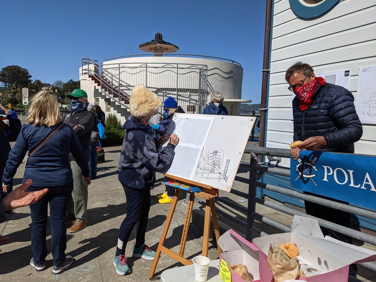 DolphinClubSF's tweet photo. We made it! Celebrating the end of Polar Bear 2020–2021, a unique challenge in the Dolphin Club’s 144-year history. #WeCanDoHardThings https://t.co/h1fI2apOuv