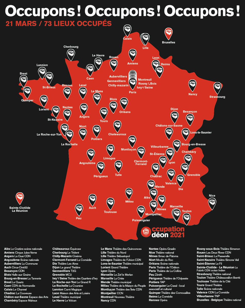 Occupation Odéon tweet media