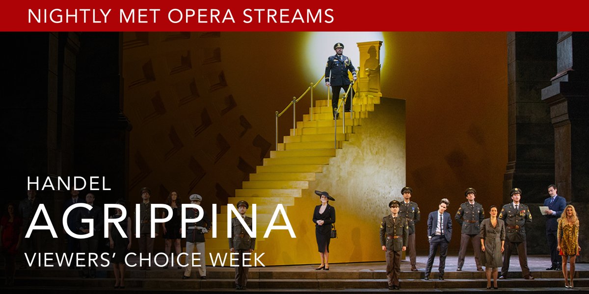 MetOpera's tweet photo. Our week of Viewers’ Choice picks comes to a close with tonight’s free Nightly Met Opera Stream of Agrippina. Available March 21 at 7:30PM ET until March 22 at 6:30PM ET.

📸 Marty Sohl

Watch Now: https://t.co/43JLN3u0tt https://t.co/DmXjQefDTy