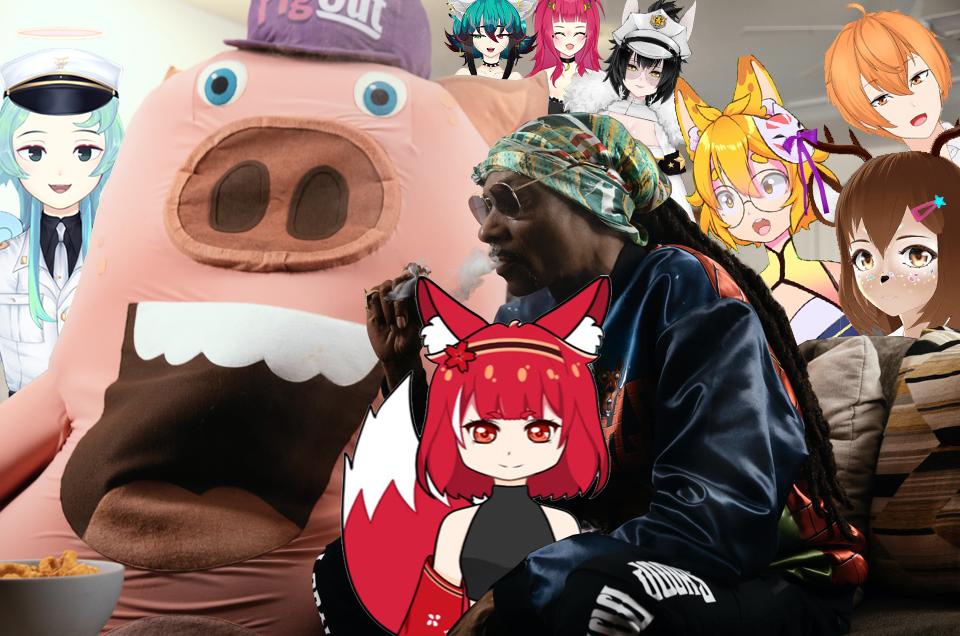 MeetsDogg's tweet photo. After the collab, Snoop let @chiimuu_ make a party in his house, and invited her friends, among there, @patoloko_xd @TriforceMoon @luigi_virtual @AurelinoVs @AikoOuO1 @LaBarditaVT @AbstractNya. https://t.co/GEwxx2ILRS