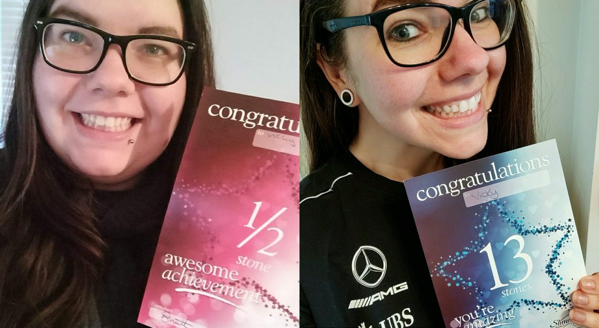VickyD__'s tweet photo. Every award is a step towards a happier and healthier life, and tonight I got my 13 stone weight loss award ❤️🎉 @SlimmingWorld 
#celebrationnight
#slimmingworld #weightloss #weightlossjourney #weightlosstransformation #healthylifestyle #HealthyEating https://t.co/I5FqMkKpaz