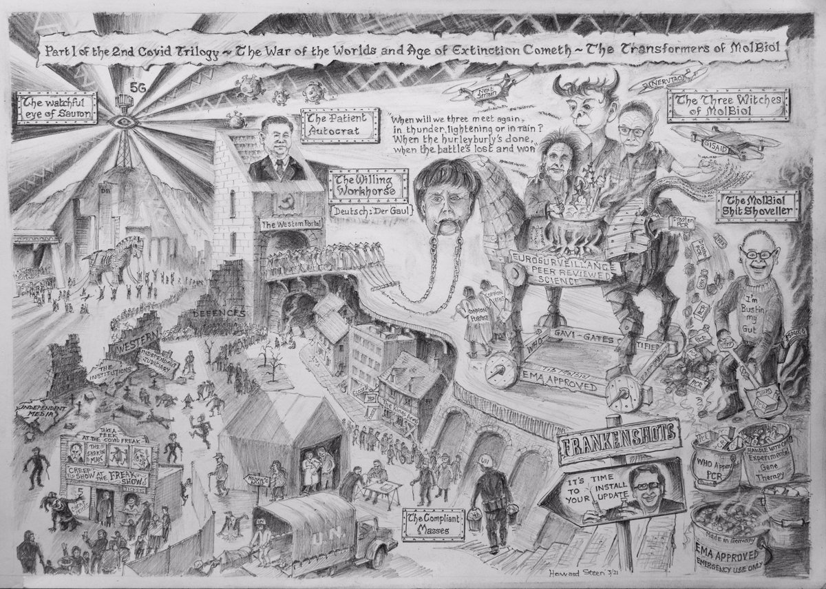 China ‘exported’ fake pandemic to the west aided by the criminal WHO leadership under Tedros &amp; supported by fraudulent science from, Profs Drosten &amp; Ferguson plus complicit western politicians wedded to the crazy ideology of Klaus Schwab &amp; the Great Reset. We have to look on!