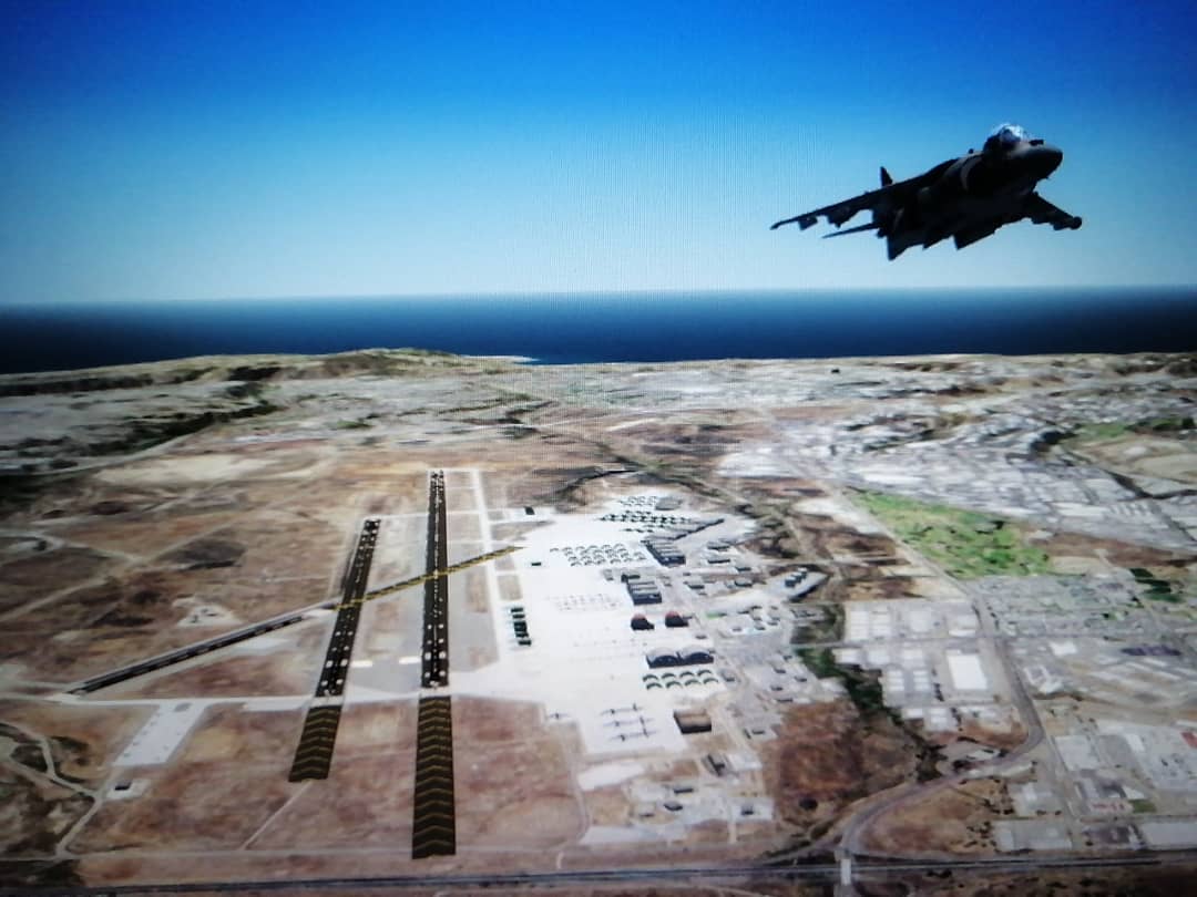 FLOANVirtual's tweet photo. #AV8BIICombatReady ⚔ Vuelo de adiestramiento de nuestra #NovenaEscuadrillaVirtual 🇪🇸, con el avión cazabombardero Boeing AV8B Harrier II+ ✈ del #VMAT203 "Hawks" 🦅, con despegue en #MCASMiramar (#KNKX) 🇺🇸, rumbo a #SanClementeIslandNavalAuxiliaryLandingField (#KNUC) 🇺🇸 https://t.co/v0hVnvTkmp