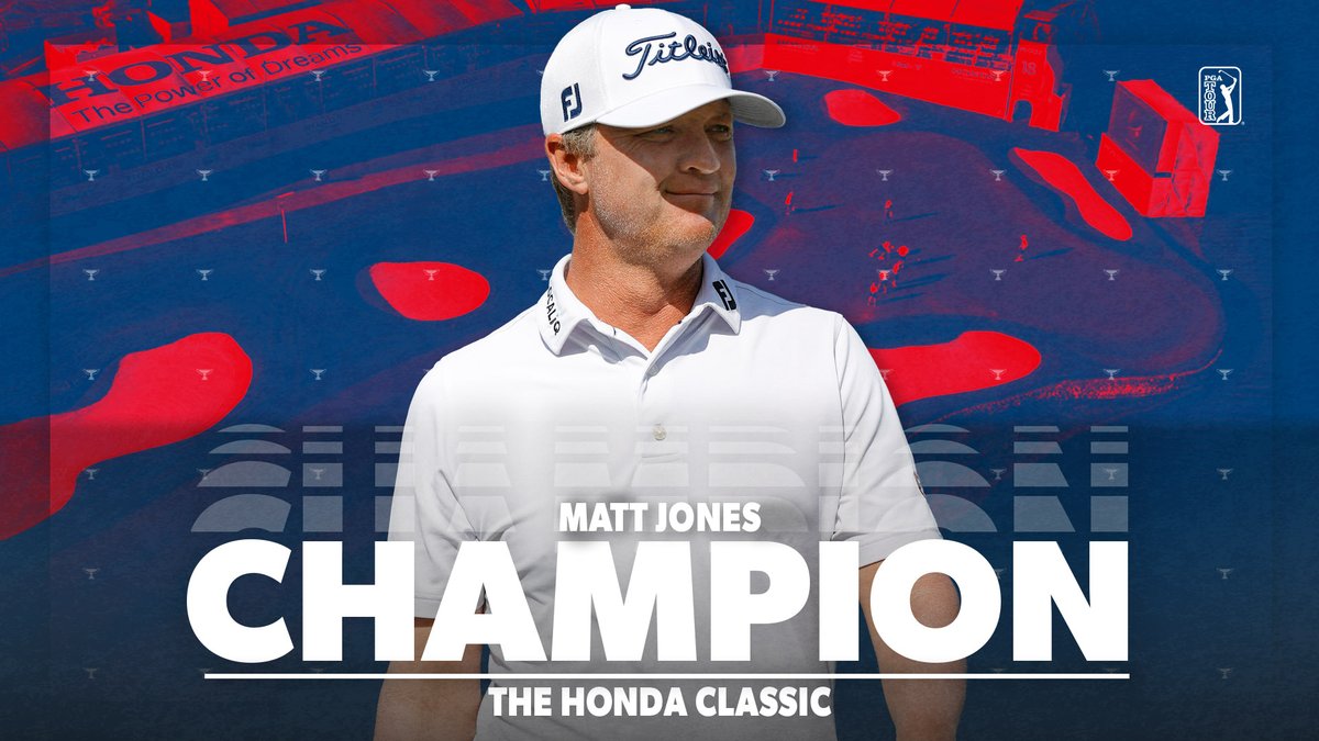 From start to finish. 🏆

<a href="/MattJonesGolf/">Matthew Jones</a> shoots 61-70-69-68 to pick up his second TOUR win <a href="/TheHondaClassic/">The Honda Classic</a> and first in seven years.