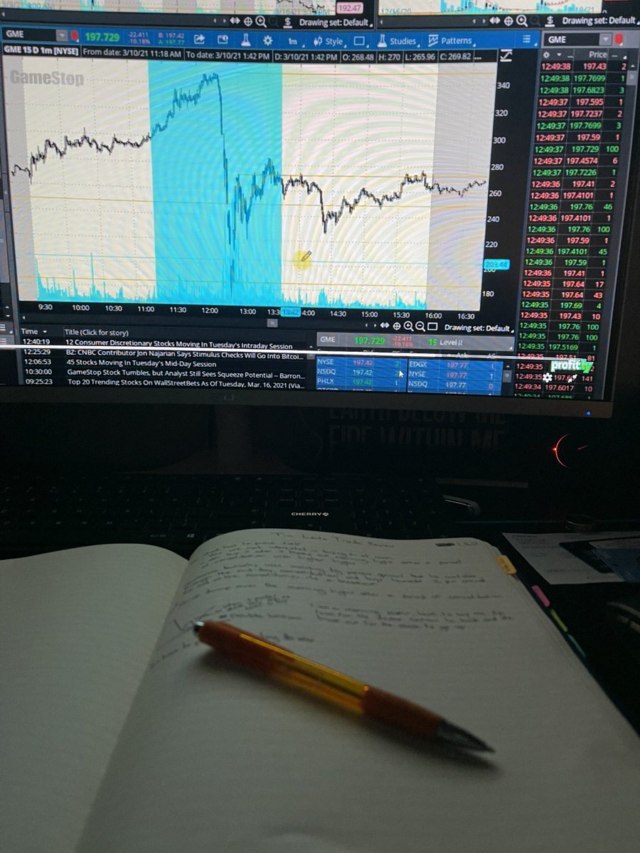 LucasASantise's tweet photo. After a while, the wheels start turning. Study until it becomes second nature. #Timchallenge @timothysykes https://t.co/jnebEI6BPA