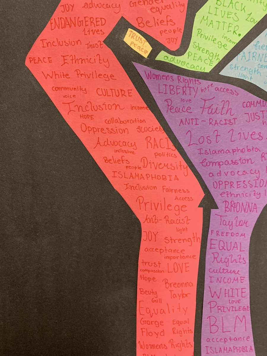 dateacherhookup's tweet photo. 8A stands in solidarity for equity!!! My students have been inspired to make change through awareness and gaining knowledge @PteBuckamSingh @PeelSchools #EquityMatters #rights #BlackLivesMatter https://t.co/32OoEgA9d7