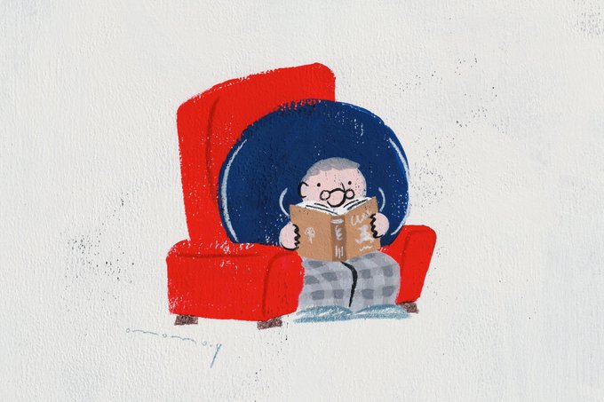 本を読む人たち 2 