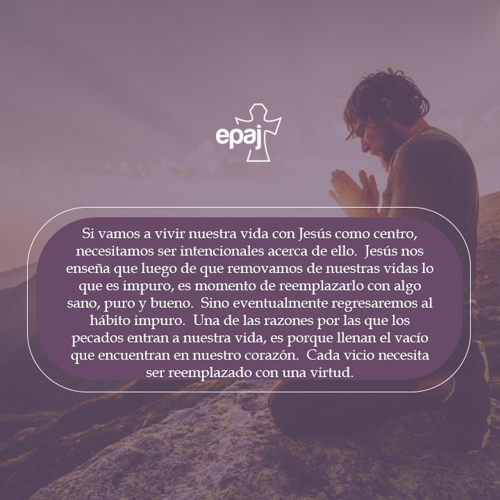 epajguate's tweet photo. 😊DIA 33 LLENAR                                          
Si vamos a vivir nuestra vida con Jesús como centro, necesitamos ser intencionales acerca de ello.  Jesús nos enseña que debemos remover de nuestras vidas lo impuro, y es momento de reemplazarlo con lo sano, puro y bueno. https://t.co/wjcrVPqu4B