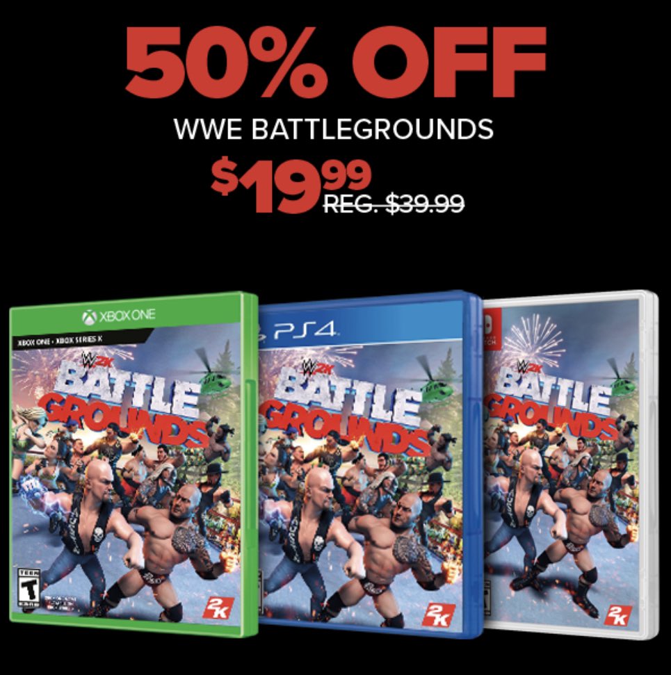 Wwe 2k Battlegrounds Check Out Gamestop S Dealoftheday Just In Time For Wwefastlane Wwe2kbattlegrounds T Co Yq1atw4ojn Twitter