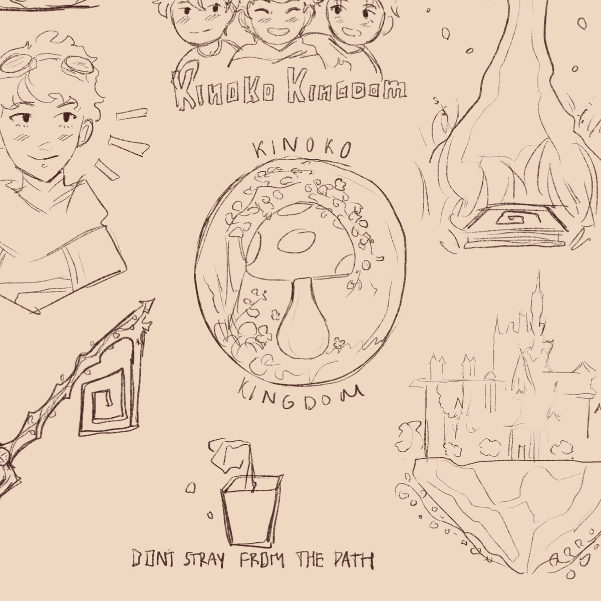 Guys I'm working on some stickers for Tales (also Kinoko Kingdom)😊Thoughts so far??