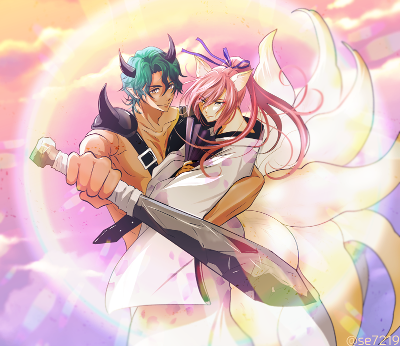 「オーガ🐯妖狐🌸 」|（ｾ）🔰のイラスト