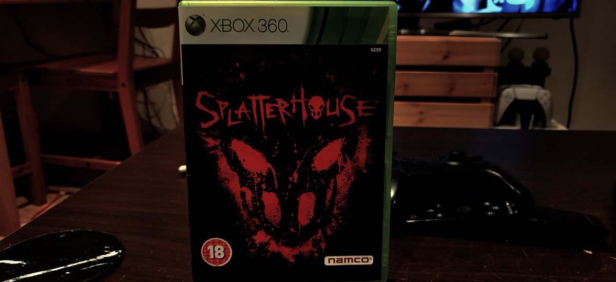  #100Games100DaysDay 60/100: Splatterhouse ( #Xbox360, 2010)The goriest game Ive ever played (and judging by the quote on the back of the box, Nuts magazine agrees with me).Unfortunately, it doesnt make it any good. Never cater a game towards a teenage boy, it won't end well.