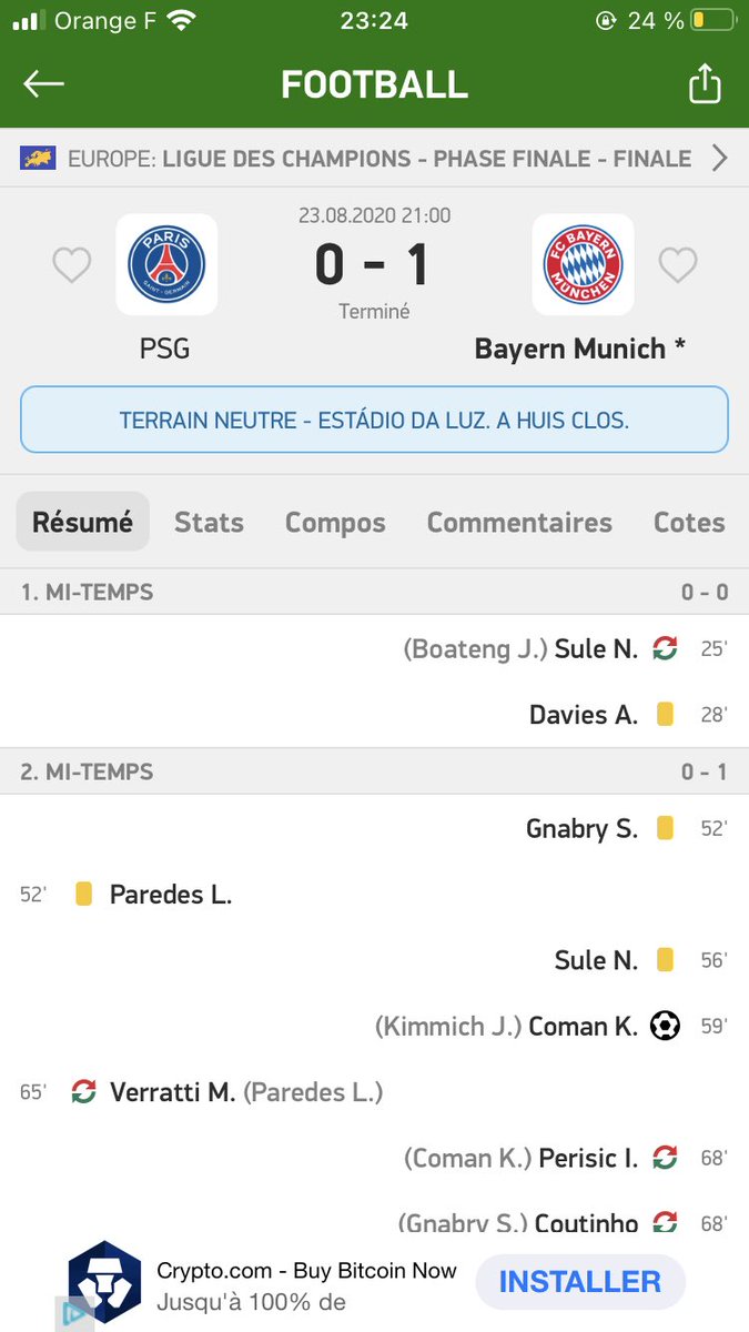 Enzof911's tweet photo. @LouisBrdl5 @FCBayern Tu disait la même chose cette été Nn ? https://t.co/6eKcYzQu0l