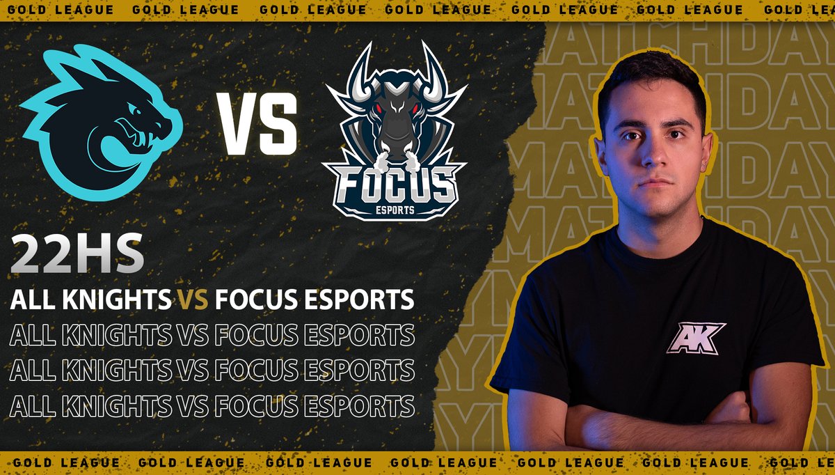 ⚡️LIGA GOLD⚡️
Los dragones hacen su presentación en nuestro stream y se enfrentan a un rival de gran trayectoria que vuelve a las competencias!

@allknights_la 🆚 <a href="/TeamFocusCL/">Focus eSports</a> 

⏰22hs 🇦🇷🇨🇱🇧🇷 20hs🇵🇪

🎙️ <a href="/Elchonnn/">EL CHON</a> 
🎙️ <a href="/Wiinxu/">ZWiinxu Rocco</a> 

📺 twitch.com/southleague