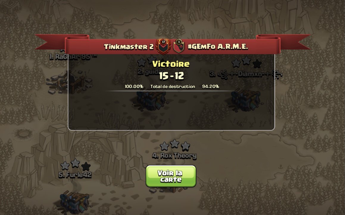 Tinkmaster_off's tweet photo. Belle soirée ce soir avec une qualification en finale de l'ESL d'@EMAGINE_GAMING face aux équipes d'ARME 💪#ClashOfClans https://t.co/CM769VUrG7