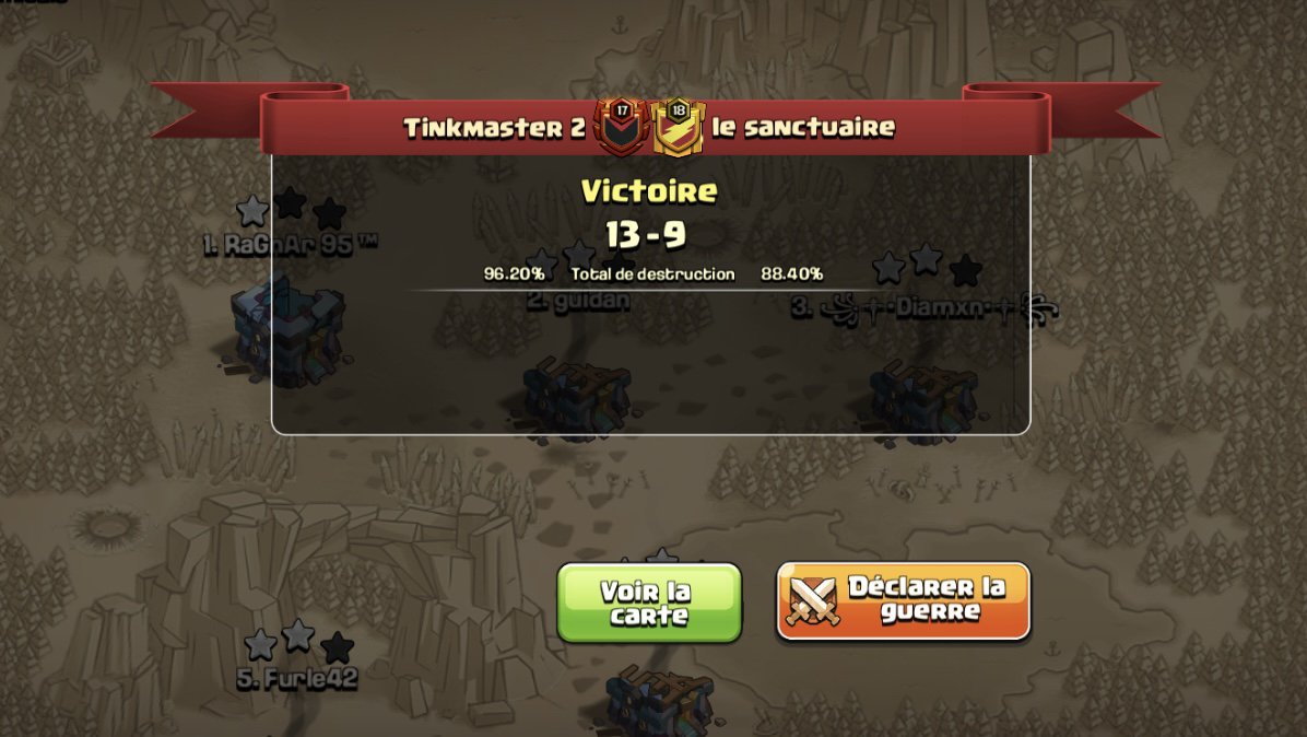 Tinkmaster_off's tweet photo. Belle soirée ce soir avec une qualification en finale de l'ESL d'@EMAGINE_GAMING face aux équipes d'ARME 💪#ClashOfClans https://t.co/CM769VUrG7