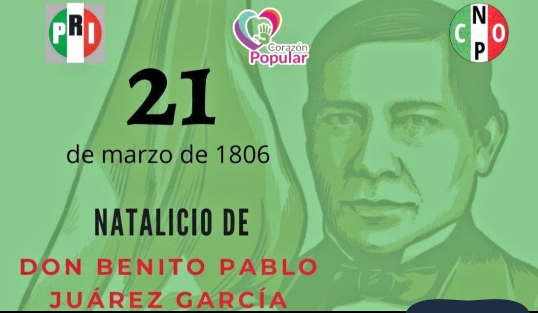 MovCNOPNay's tweet photo. Benito Juárez, el gran reformador y ferviente promotor del laicismo y la libertad de culto, que combatió la intervención y restauró la República. Hoy conmemoramos el aniversario del natalicio del `Benemérito de las Américas´. @AceboNayarit https://t.co/EwU6XHgKWw