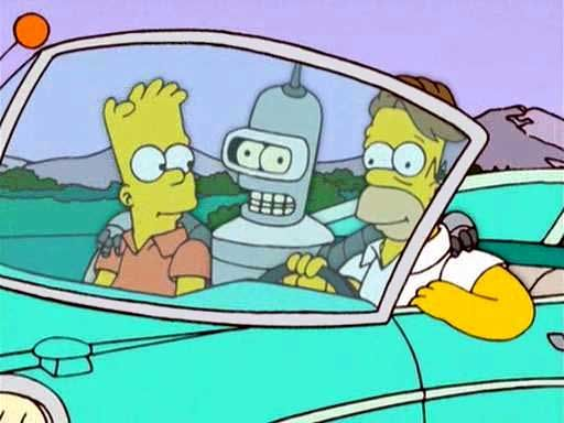 El futuro es caos. Como lo fue el pasado. El tiempo se repliega, crea multiversos, crea miseria. Nada más allá del presente tiene sentido, porque para Homer Simpson nada aparte del presente lo tiene. Porque ha nacido en él y morira en él. Por siempre. Jamás.