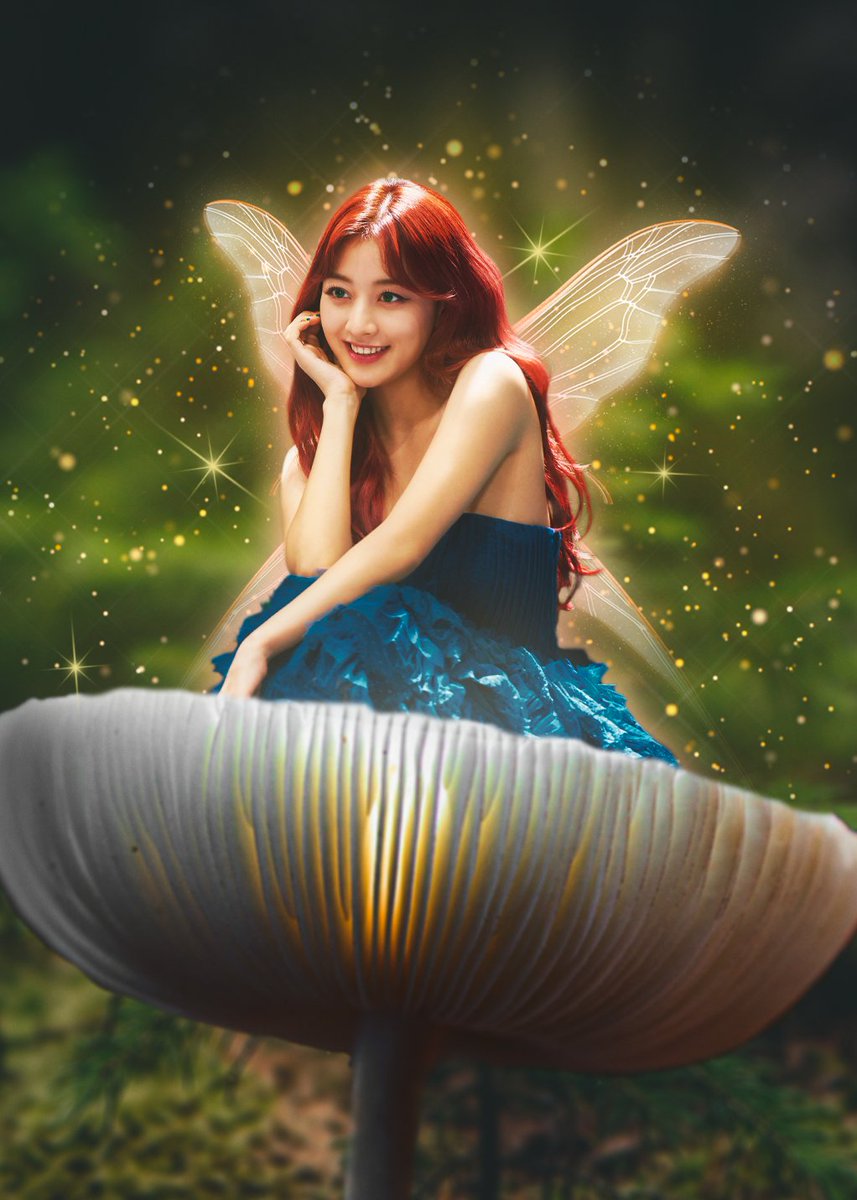 She may be small, but her light shines brightly. Fairy #JIHYO🧚‍♀️

Part 5 of my Fantasy 
<a href="/JYPETWICE/">TWICE</a> series