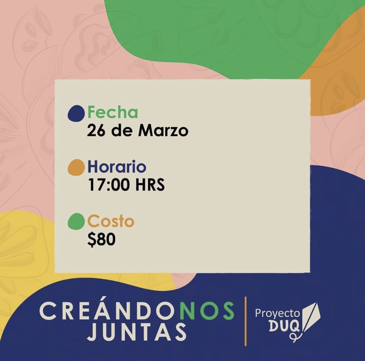 DuqProyecto's tweet photo. Disfruta de esta grandiosa charla a través de zoom con Tere Estrada sobre la historia de las mujeres mexicanas en el rock.
.
Creándonos juntas. 
.
#proyectoDuq #creándonosjuntas https://t.co/PaVuji5o9m