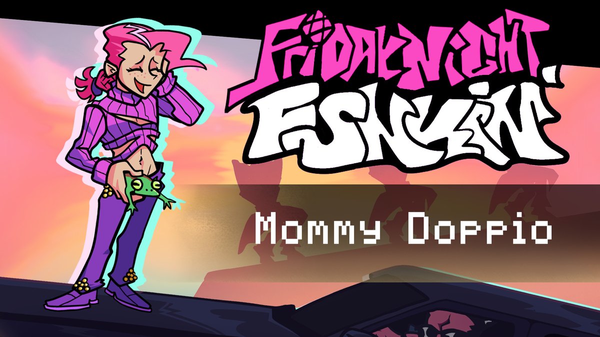 GameBanana's tweet photo. FNF|Doppio (JJBA) as Mom Mod for #FridayNightFunkin by hurrakka https://t.co/XIbtozfWCV #SkinMods #FNF https://t.co/bXxwUWREOB