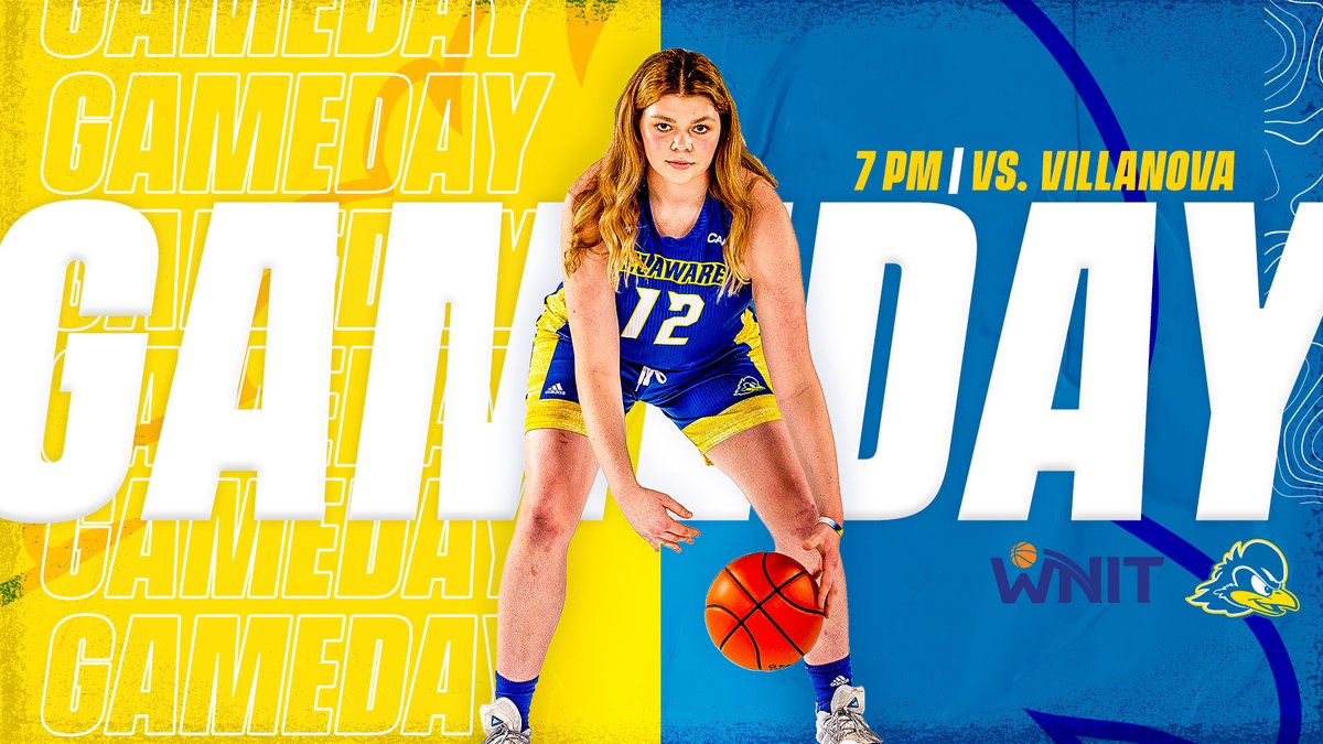 DelawareWBB's tweet photo. Tonight we play for the WNIT Charlotte Region crown! #BlueHens 

🆚 Villanova
⏰ 7 p.m.
💻 https://t.co/AOCxtg8HKl
📻 https://t.co/vpDJXhaOnx
📊 https://t.co/lWNx6597oT https://t.co/HtP0mQEQtF