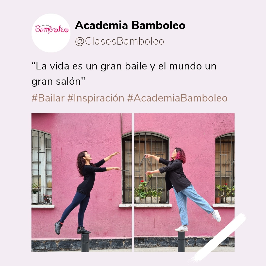 clasesbamboleo's tweet photo. Seguimos bailando en formato online #AcademiaBamboleo #AcademiadeBaileChile #ClasesdeBaileOnline https://t.co/qDFKvEGnhR
