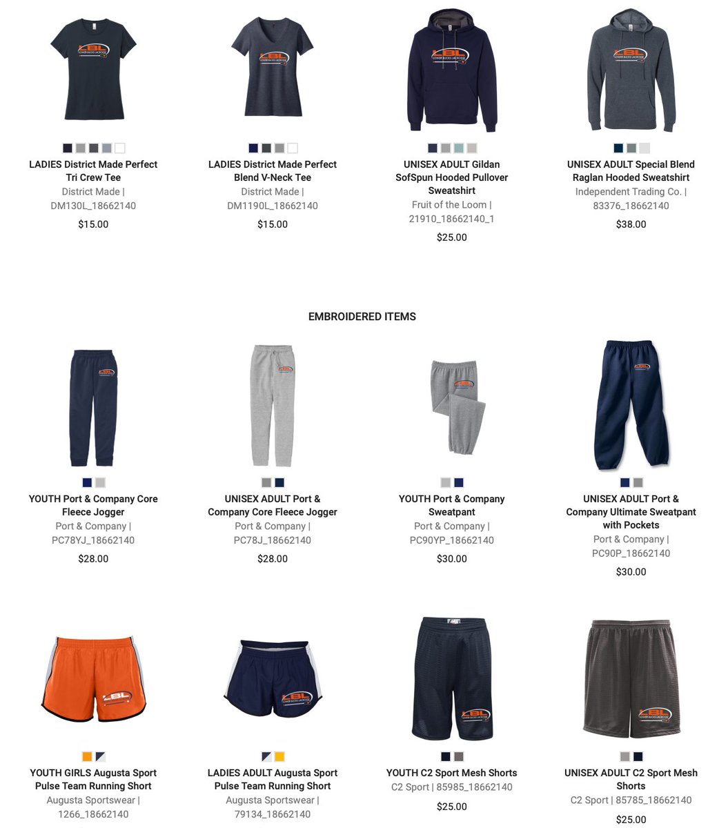 lowerbuckslax's tweet photo. The LBL Spring SWAG shop is now open! Lots of great options for everyone. The store is open for orders until Monday April 5th at Noon. Visit https://t.co/eerstguh35 to shop today. https://t.co/OIw3uArEZt
