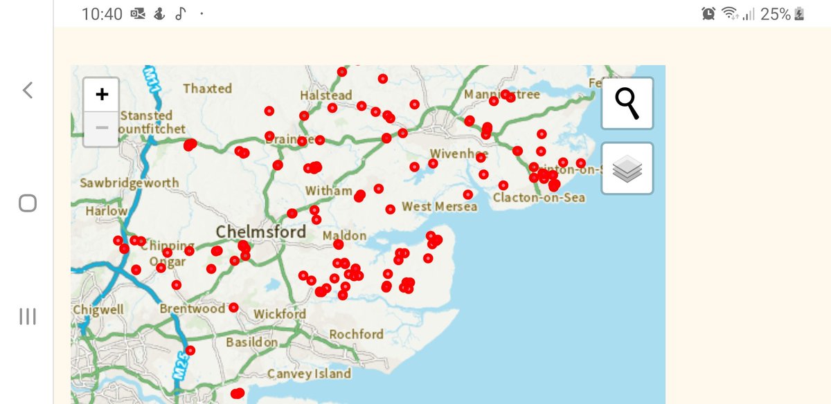 LinfordBirder's tweet photo. Either Essex has an outbreak of measles or #EBwS #RookerySurvey has gone viral!  Fantastic to see so many volunteers out checking the health of Rooks in the county. If there's an one yet to be reported near you - please do! https://t.co/RNPaPZd4xc https://t.co/ROOSHuFaJf
