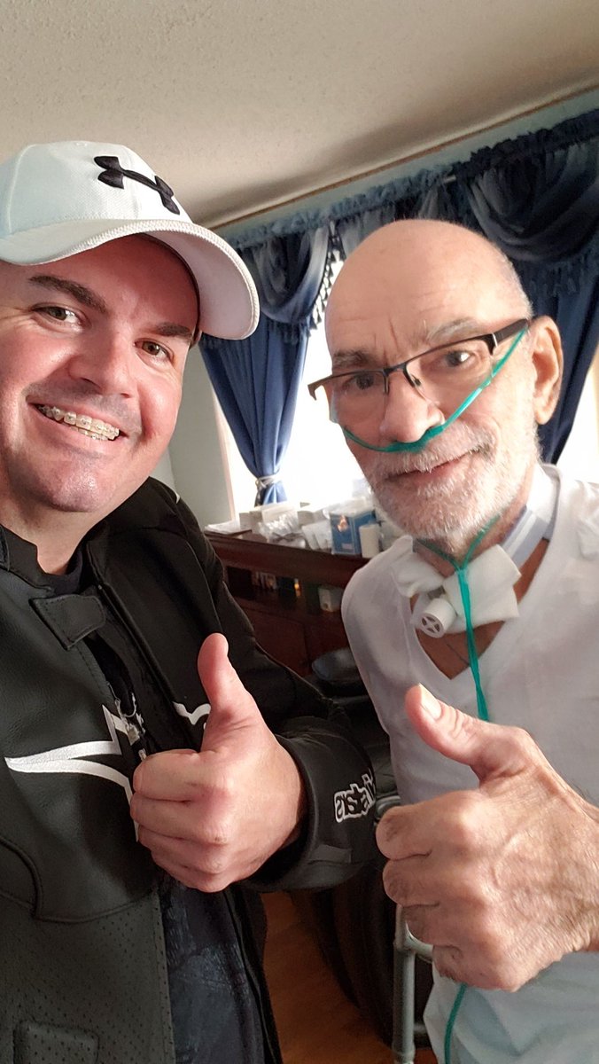 MOPDSRO's tweet photo. Let me tell you, this man right here is a fighter. 💪💪💪 Sgt. Haas was on the doorstep of death, back to almost fully recovered now. ☠ 🙅‍♂️ 👍 A miracle would be an understatement. As he said, an old salty marine wasn't gonna let no virus get the best of him. 👊 #nottodaycovid https://t.co/l19p8pl8QN