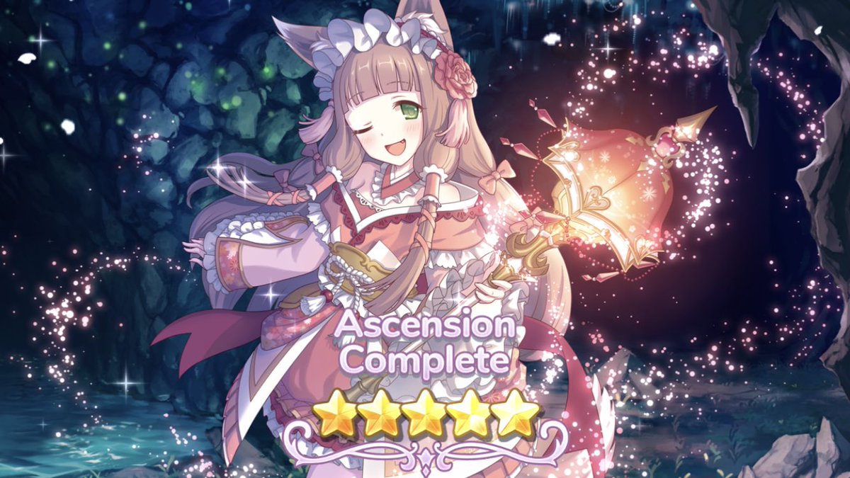 Science_Artemis's tweet photo. Finally managed to ascend my first five star in @priconne_en today! 
Keep up the good work Maho. https://t.co/r66jrp731D
