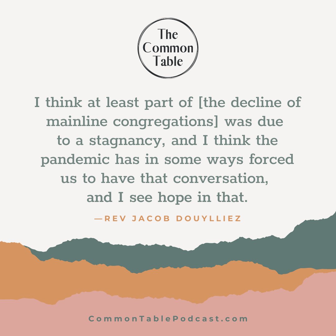 CommonTablePod's tweet image. Each week, I ask my guests on the podcast where they see hope in and for the church.  For Rev. Jacob Douylliez, he finds hope in the conversations opened up by the pandemic.  Find the full conversation here: commontablepodcast.com/episodes/rev-j…

Where do YOU find hope?