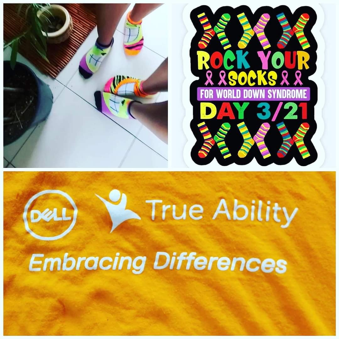 ThisisHerlinda's tweet photo. Saludos en el Día mundial del síndrome de down y por una sociedad más inclusiva.
🌟 #rockyoursocks #wdsd2021 🌟
.
Creating awareness about Down syndrome.
#TrueAbilityPanama #ProgressMadeReal #DellPanama
#Iwork4Dell #trueabilitylatam https://t.co/PtIU1EPIJn