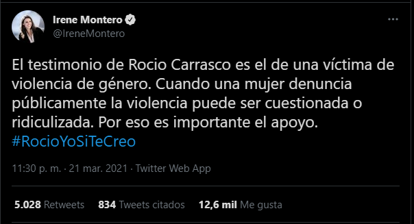SwordGH's tweet photo. Adivinad a cuál de las dos se la está llamando oportunista y criticada por ver un programa de Telecinco. #RocíoVerdad1 https://t.co/FVgL8lC98H
