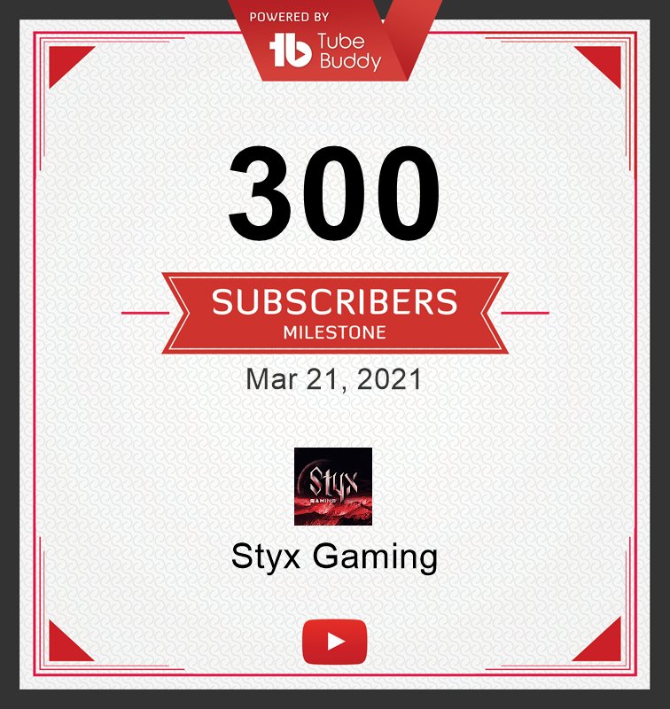 StyxGaming4's tweet photo. Wow 300 subs. Never thought I'd get this far just playing some old school doom but here we are. Thanks to those who got me here and here's to getting to 1k!
https://t.co/SFJahN6f3f
@sme_rt
#DOOM #Doomwad #doomzero #YouTuber #YoutubeGaming https://t.co/eQlRtlcmxZ