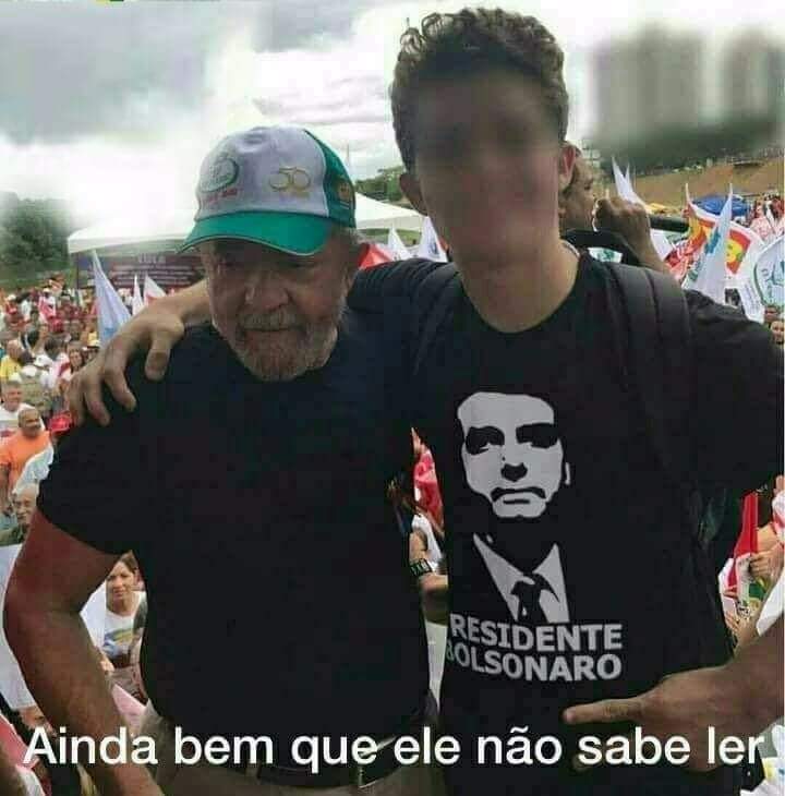 DANIBERSOU's tweet photo. Ainda bem que o Luladrão não sabe ler... https://t.co/ZUoidoYhKu
